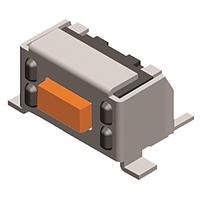 Diptronics TAN2-31S-V-T/R Tactile Switches 6.7x4.5 320gf SALMON