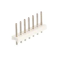AMP Connectors - TE Connectivity 640384-7 Plug FLAT HEADER STRT 7P Round post tin