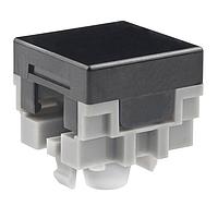 NKK Switches AT484A Button SQUARE BLK NON-ILL