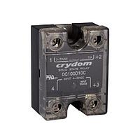 Sensata Technologies - Crydom DC60D10CH Indicator Panel Mount SSR DC Output, 1-60VDC operating, 4-32VDC control V, 10A load current, IP20, Thermal Pad