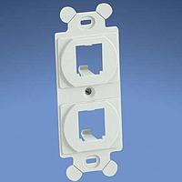 Panduit CF1062EIY Wire Ducting & Raceways Frame Type 106 2 Port Electric Ivory