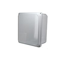 Bud Industries DPS-28713 NEMA/IP Rated Gray screwed cover IP68 N6P PC Enlc with Adj. panel height (15.2 x 13.2 x 7.7)