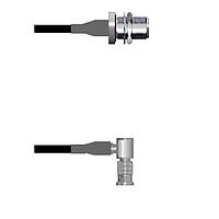 Amphenol Custom Cable Q-1T05G0003108i RF Cable Assemblies N-SJB/HDBNC-RP G174 108I