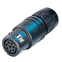 NEUTRIK OSC8F-NI Connectors FEMALE NICKEL SOLDER CONTACTS