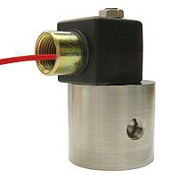 OMEGA SVH-111-24D-NO 2-Way, NO, NC, 316 SS, Low Flow Very High Pressure Solenoid Valves (0.005 gal/min, 1/4 in, NPT Male, Direct Acting, Normally Open)