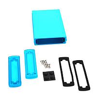 Bud Industries EXN-23355-BLP PCB Enclosure Extruded Aluminum Enclosure Blue with Plastic Cover (1.4 X 4.5 X 6.7 In)