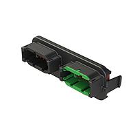 Amphenol SINE Systems ATM13-12PB-12PC-BM03 12-Way Header (2) 12 Pos SZ 20 B&C Key Tin