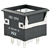 NKK Switches UB226KKW016CF Pushbutton Switches ON-ON RED/GRN LED SOLDER LUG BODY ONLY