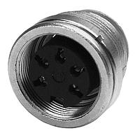 Amphenol Tuchel T 3507 009 Connectors 8 Pin female; Front Pnl Mnt