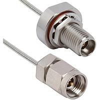 Amphenol SV Microwave 7015-1077 RF Cable Assemblies 2.92mm Female to 2.92mm Male