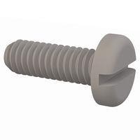 Essentra Components 010832P050PC Pan Slotted Pan Slotted Screw, #8-32 Thread, 1/2 Lg