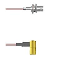 Amphenol Custom Cable Q-0403S0005144i RF Cable Assemblies BNC-SJB/SMB-RP G316 144I
