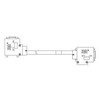 Molex 1200980199 D-Sub Cable PROFIBUS D-SUB VERT/D-SUB HORZ 1M