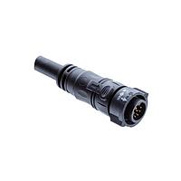 Amphenol LTW CBD-08AFMM-QL8F04 Sensor Cables / Actuator Cables X-Lok, Middle Size, Plastic, 10A+5A, 08 pins, Female Connector, Male Contact, Straight, Push Lock, Overmolded, Length 4000mm, IP68