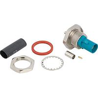 Amphenol RF 2FA1-NZSP-C30E2 RF Connectors RF Connector FAKRA Gen 2 Straight Crimp Plug Rear Mount Bulkhead 50 Ohm Z Code