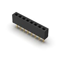 GCT (Global Connector Technology) BF085-10-A-0240-N-D Headers 10w,  2mm Pitch Socket, SIL, TH, Vert, GF, Tube