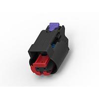 AMP Connectors - TE Connectivity 2-1438608-1 Housings PLUG ASSY 2P SEALED MQS CLEAN BODY CONN