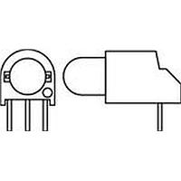 Dialight 550-3509F LED Circuit Board Indicators RED/GREEN DIFFUSED 3 LEAD