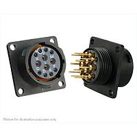 Eaton Souriau-Sunbank UTS014D12S Receptacles 12P SQ FLANGE SOCKET RECEPTACLE SIZE 14D