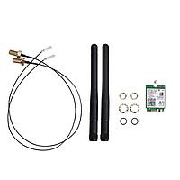 Advantech EWM-W192K2 Multiprotocol Modules Intel Wireless kit AC9260,2230,2x2AC+BT 5.0, vPr Antenna cable and Antenna