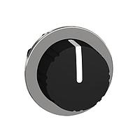 SCHNEIDER ZB4FD39 Knob FLUSH SW BK KNURLED KNOB 3POS MAINT.