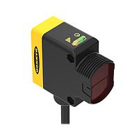 Banner Engineering QS30VR3LPQPMA Photoelectric Sensors WORLD-BEAM QS30 Series: Universal Voltage - LP; Range: 8 m; Input: 12-250 V dc or 24-250 V ac; Output: SPDT e/m Relay-250 V ac; 150 mm (6 in) Micro-style PUR Pigtail QD