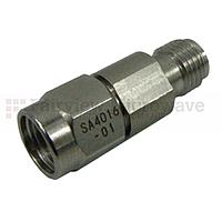 Fairview SA4016-01 1 dB Fixed Attenuator 2.92mm Male To 2.92mm Female Up To 40 GHz Rated To 2 Watts With Passivated Stainless Steel Body