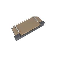 Amphenol FCI SFW8R-2STE1LF Board Mount 1.00mm Flex Connector, SFW-R series, 8 Position, Top side Contact, Side Entry Surface Mount ZIF Connector, Lead Free.