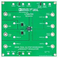Analog Devices DC3051A Voltage Regulator - Switching Regulator LTM4705 Demo Board 20V, Dual 5A uModule