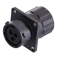 Amphenol SINE Systems RTS012N3SHEC03 Connectors RCP SQ FL 3POS SZ 12 SCKT SEAL