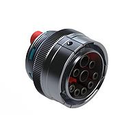 Amphenol SINE Systems AHDBM06-24-91SR16 Receptacles Size 24, 9 Position ISOBUS Plug, Socket, Reduced Seal, Wide Thread Adapter (WTA), Break-Away.  Note: Use (Size 8)  PN# AT62-203-08141-16 contacts for 6AWG/16mm  applications