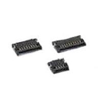 Amphenol FCI 10062827-1010EDLF Connectors 10P SIDE ENT SMT ZIF LWR CONTACT RA