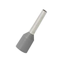 Panduit FSDX76-8-D One Wire Ferrule, Expanded Gray Sleeve, #18 AWG (