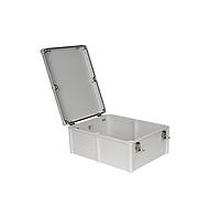 Bud Industries PTH-22760-L Electrical Enclosures PC+10% Fiberglass Box with Self-Locking Latch (16.9 X 13 X 7.1 In)