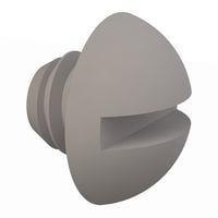 Essentra Components 010832R012 Round Slotted Round Slotted Screw, #8-32 Thread, 1/8 Lg