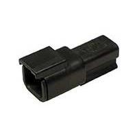 DEUTSCH - TE Connectivity DTM04-2P-E004 2-Way 2P DTM RECP ASM HIGH TEMP, BLACK