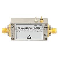 Fairview  SLNA-010-50-10-SMA 50 dB Gain 1 dB NF Low Noise High Gain Amplifier Operating From 10 MHz to 1,000 MHz with 18 dBm P1dB and SMA