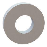 Essentra Components 17W04375 Flat Washer Flat Washer, .200 ID, .440 OD, .090 Thick, Natural, Nylon