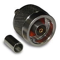 Amphenol RF 172100RP Connectors N STRAIGHT PLUG STD CABLE REV POLARITY