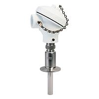 OMEGA PRS-3-100-A-TW-0750-D1-NB9W Combination Thermowells Protection Heads & RTD Sanitary (Tri-Clamp, 1 1/2 in, Screw Terminal, 200 °C, Class A)