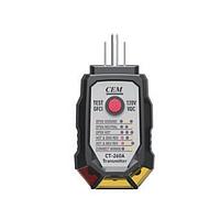 CEM CT-260A Circuit Breaker Finder with GFCI Outlet Tester (AC 90-132V)