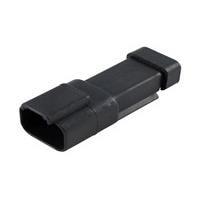 DEUTSCH - TE Connectivity DT04-2P-CE03 Receptacle 2P DT RECP ASM, BLK E SEAL, END CAP