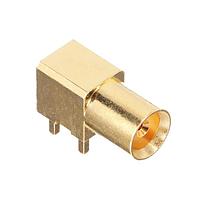 Amphenol RF 920-185J-51A PCB Connectors RF Connector AFI Right Angle PCB Smooth Bore Jack Through Hole 50 Ohm