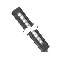 Banner Engineering BL60W640DL14ASQ LED Light Bars BL60 Vision Light; Length: 640 mm; Black E-Coated Aluminum; Voltage: 12-30 V dc; Environmental Rating: IP68, IP69K; Color: White; 14 Degree Lens; Window: Diffused Polycarbonate; 5-pin M12 Integral QD