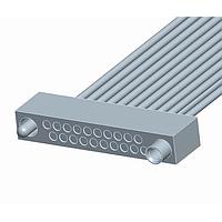 AirBorn RA2H2-020-4AB-5900 Rectangular MIL Spec Connectors 2Row Crimp Wire Cble Conn wo/MntErs RCPT