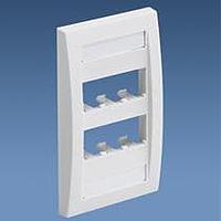 Panduit CFPE6WHY Wire Ducting & Raceways Wire Duct Faceplate 6 Port Sngle Gang Ex