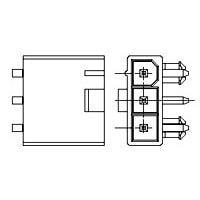 AMP Connectors - TE Connectivity 2029154-4 Headers & Wire Housings 4P R/A PIN HDR W/P GLOW WIRE