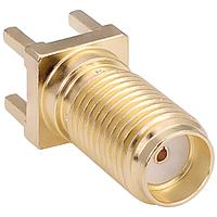 Linx Technologies - TE Connectivity CONSMA008-G PCB Connectors SMA Female PCB Mnt, Extended, Gold