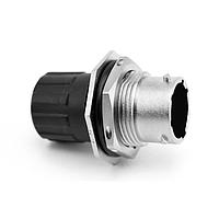 Amphenol SINE Systems RT071412PNHEC Connectors Receptacle, Jam Nut, 12 Position, Male, Shell Size 14, and End Cap with Individual Wire Sealing