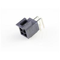 Molex 105314-1604 Headers & Wire Housings NANOFIT HDR RA DLR 4CKT 30AU BLK